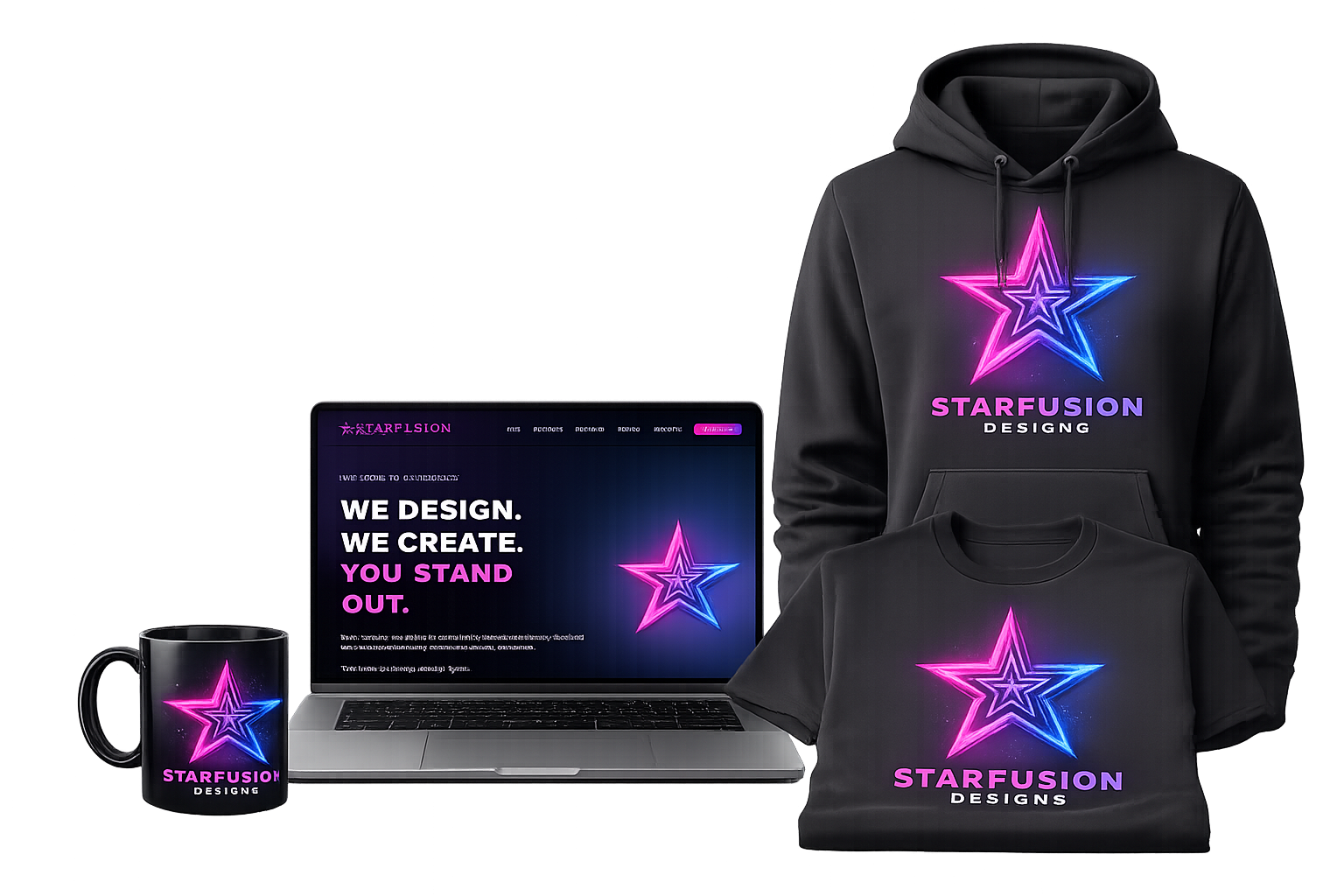 StarFusion products mockup